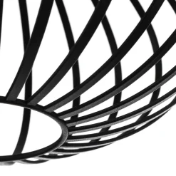 Lindby Maivi taklampe, svart, 30 cm, jern, bur Hot