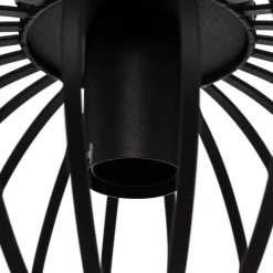 Lindby Maivi taklampe, svart, 30 cm, jern, bur Hot