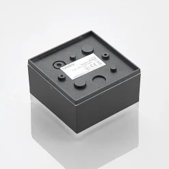 Lindby Mathea utendørs LED-taklampe, kantet| Kommersiell Utebelysning|Led-Utendørs