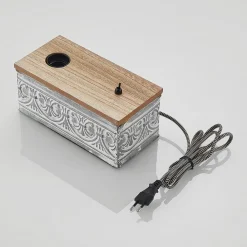 Lindby Mella bordlampe med vintage-karakter| Bordlamper