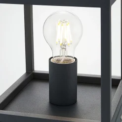 Lindby Meron taklampe, kasseformet, mørkegrå Sale