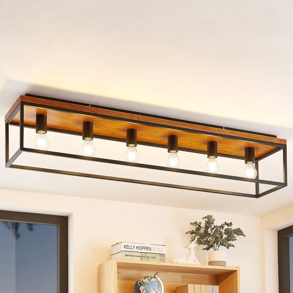 Lindby Miravi taklampe, 6 lyskilder| Design- Og Hotellbelysning