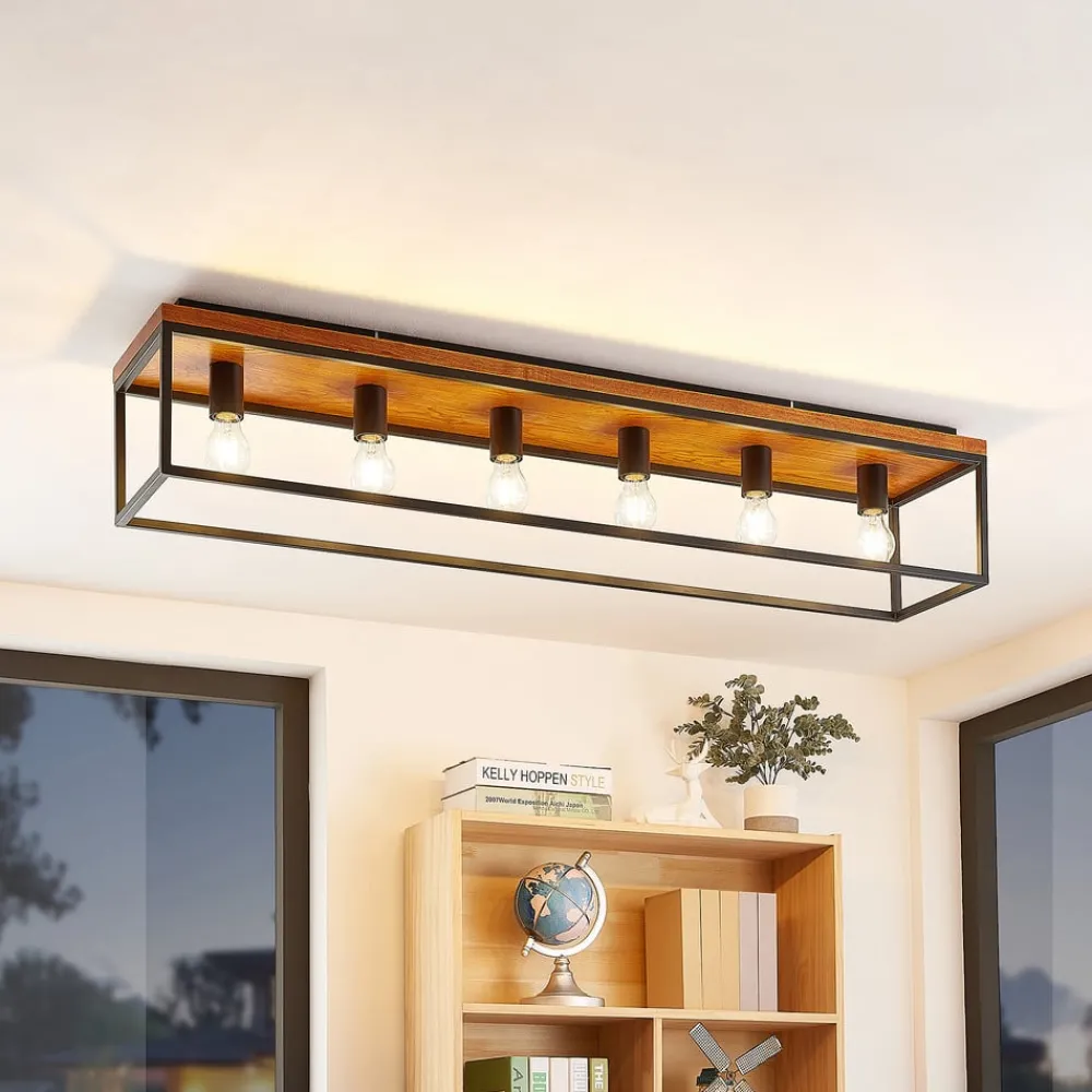 Lindby Miravi taklampe, 6 lyskilder| Design- Og Hotellbelysning