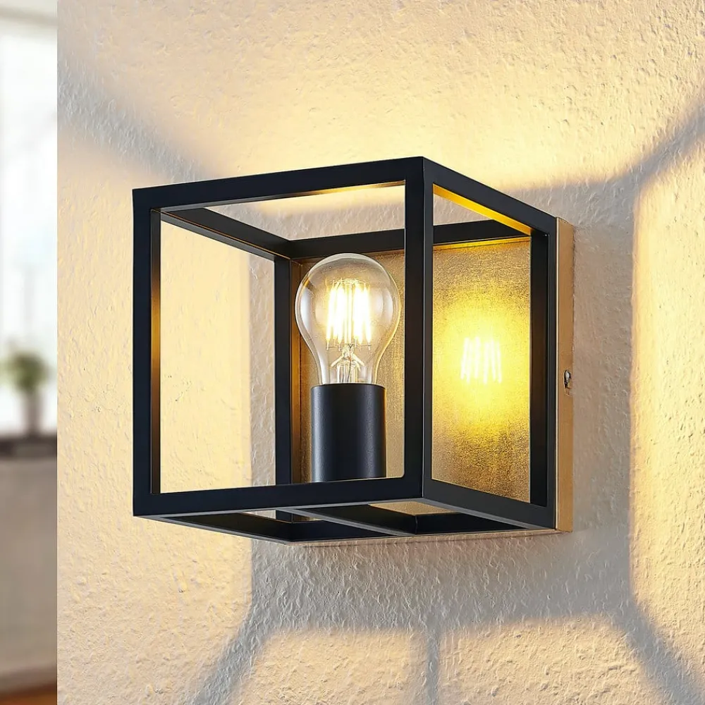 Lindby Miravi vegglampe, gullfoliefinish| Vegglamper