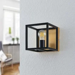 Lindby Miravi vegglampe, gullfoliefinish| Vegglamper