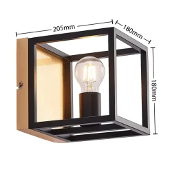 Lindby Miravi vegglampe, gullfoliefinish| Vegglamper