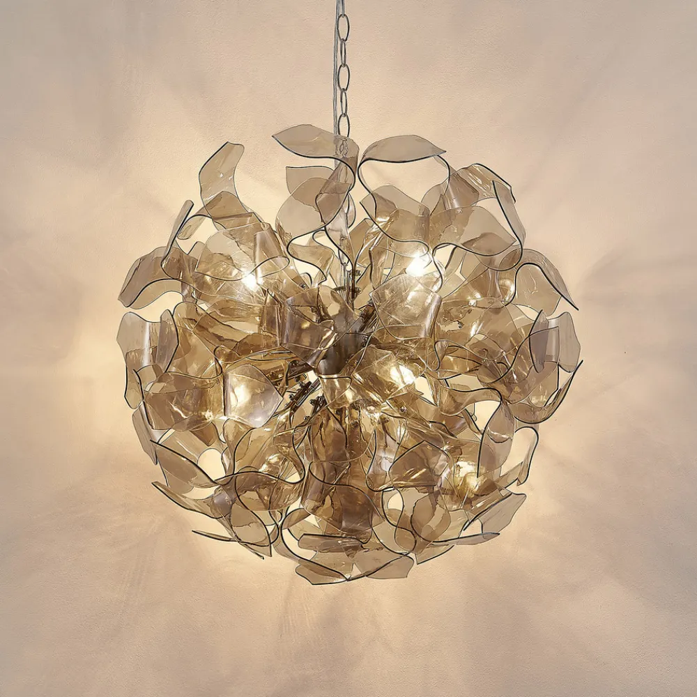 Lindby Moscalina hengelampe, røykgrå Clearance