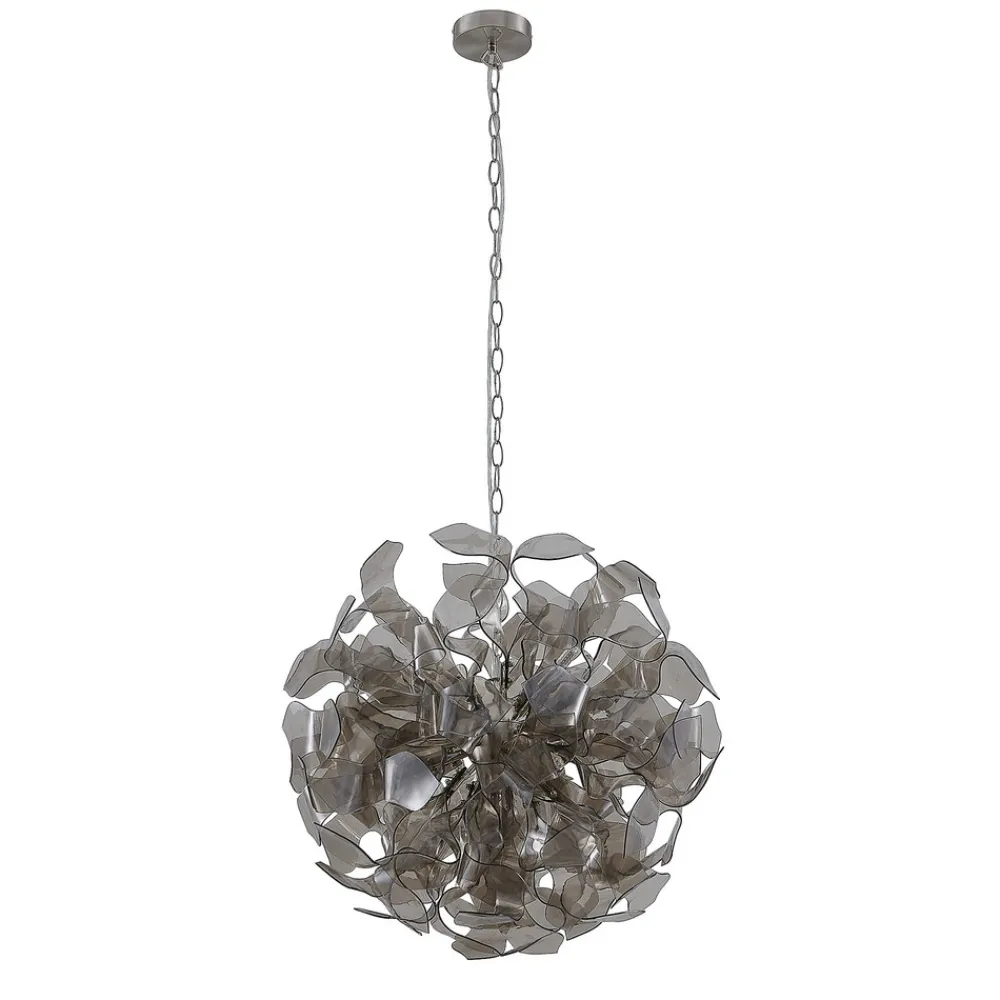 Lindby Moscalina hengelampe, røykgrå Clearance