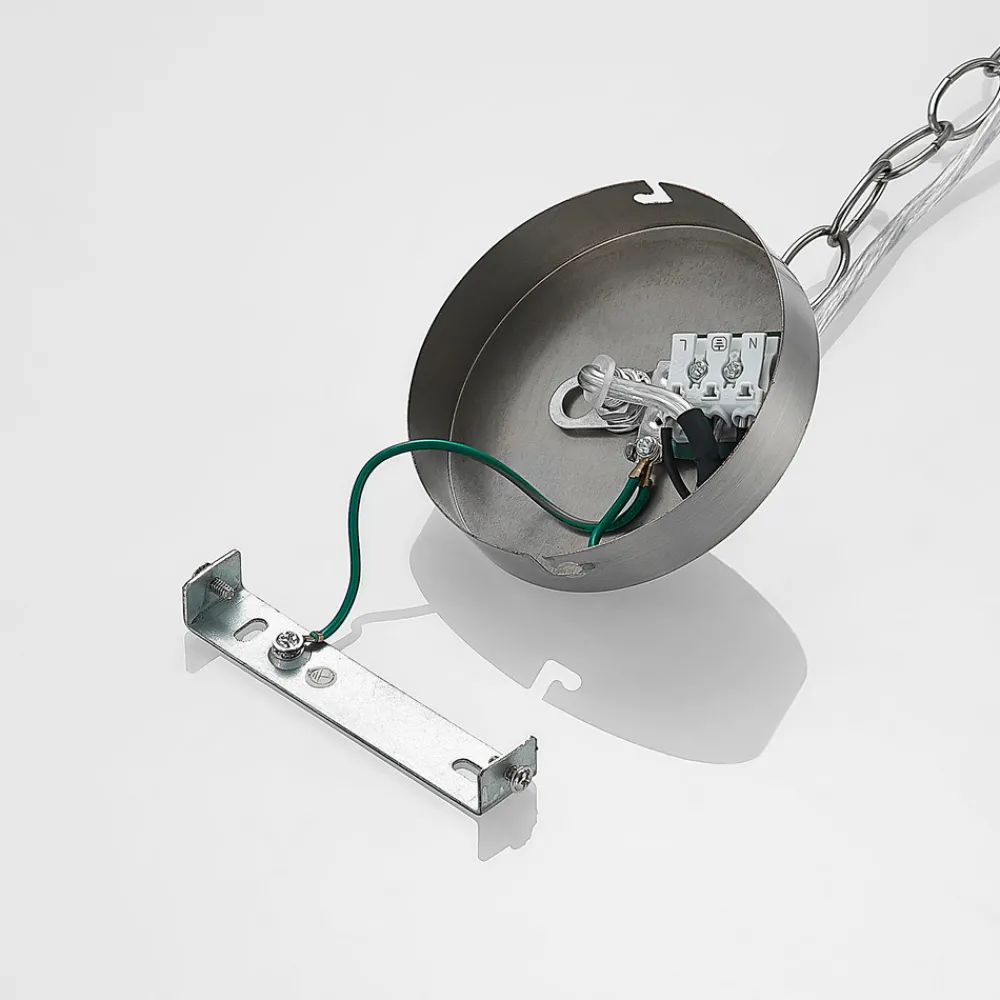 Lindby Moscalina hengelampe, røykgrå Clearance