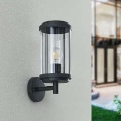 Lindby Ojali utendørs vegglampe, lykt| Vegglamper Utendørs