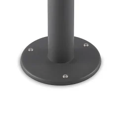 Lindby Ojali veilampe, rund, mørkegrå| Gatebelysning, Pullert Belysning