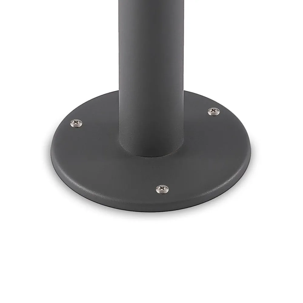 Lindby Ojali veilampe, rund, mørkegrå| Gatebelysning, Pullert Belysning