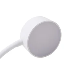 Lindby oppladbar klemmelampe Maori, hvit, metall, CCT, dimbar.| Kontorbelysning|Led-Innendørs