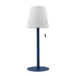 Lindby oppladbar LED-lampe Azalea blå aluminium CCT høydejusterbar| Terrassebelysning