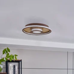 Lindby Pekela LED-taklampe, rund, 43 cm Discount