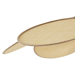 Lindby pendellampe Astraia, natur/hvit, rotting, Ø 80 cm Hot