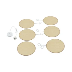 Lindby pendellampe Astraia, natur/hvit, rotting, Ø 80 cm Hot