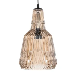 Lindby pendellampe Belarion, ravfarget, glass, Ø 23 cm| Pendellamper