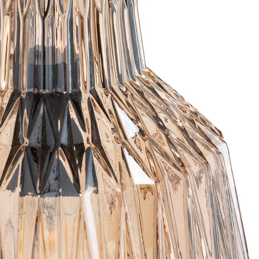 Lindby pendellampe Belarion, ravfarget, glass, Ø 23 cm| Pendellamper