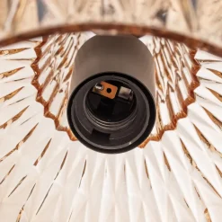 Lindby pendellampe Belarion, ravfarget, glass, Ø 23 cm| Pendellamper