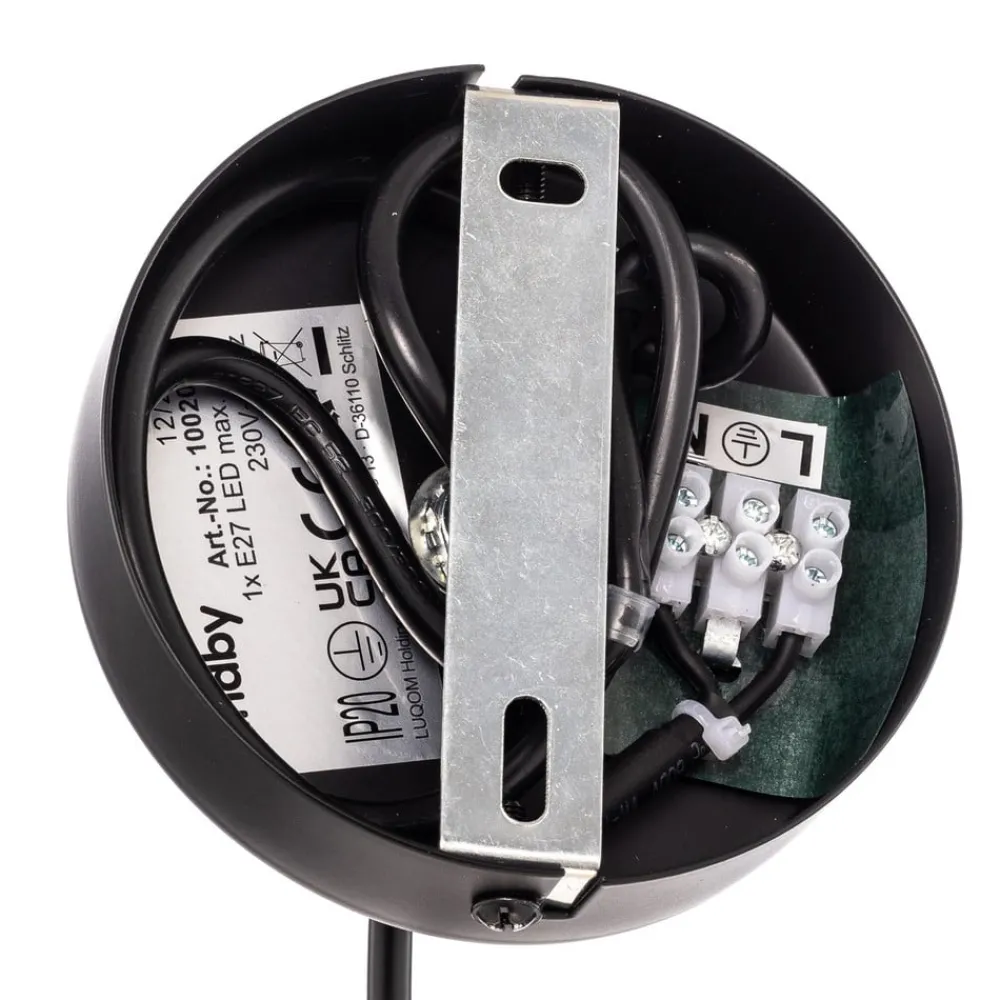 Lindby pendellampe Belarion, ravfarget, glass, Ø 23 cm| Pendellamper