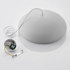 Lindby pendellampe Gerwina, hvit/gull, metall, 40 cm, E27 Best