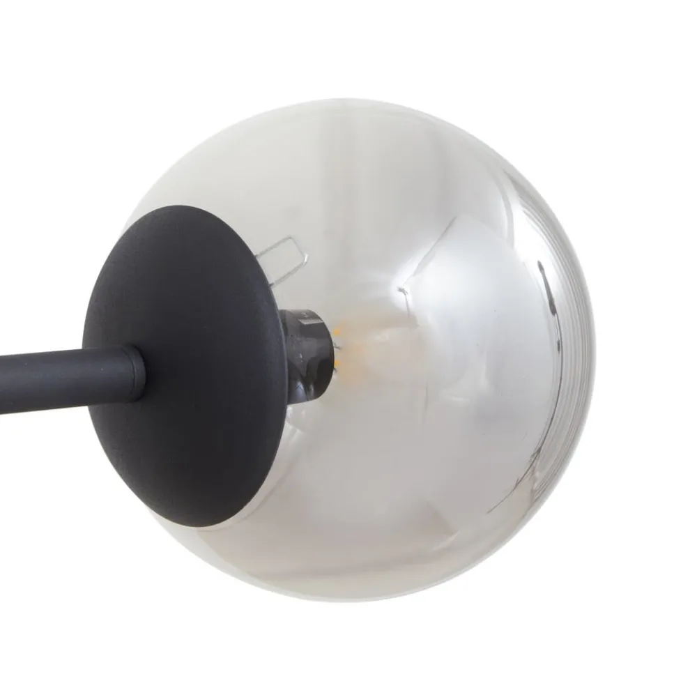 Lindby pendellampe Isamer, røykgrå, 130 cm, globus| Pendellamper