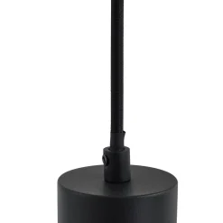 Lindby pendellampe Joffrey, Ø 6 cm, svart, metall, GU10| Pendellamper