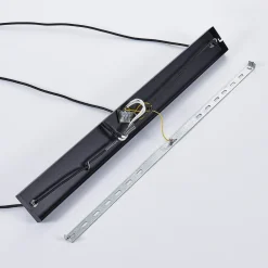 Lindby pendellampe Jusra, svart, metall, 3 lyskilder, 99 cm| Pendellamper