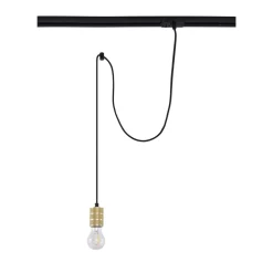 Lindby pendellampe Linaro, Ø 4,6 cm, gull, 1-faset, E27