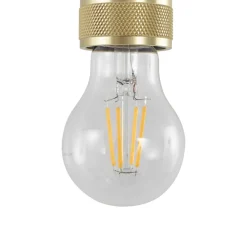 Lindby pendellampe Linaro, Ø 4,6 cm, gull, 1-faset, E27