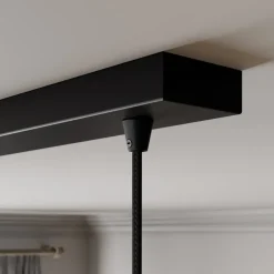 Lindby pendellampe Marla, 3 lyskilder, glass, røykgrå, 102 cm Outlet