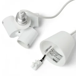 Lindby pendellampe Simaria, brun/grå/hvit, Ø 60 cm, E27 Clearance