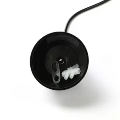 Lindby pendellampe Simaria, svart, tekstil, Ø 60 cm, E27 Discount