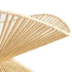 Lindby pendellampe Valdorin, beige, papir, Ø 40 cm, E27 Online