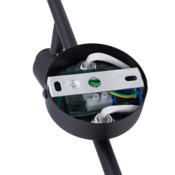 Lindby Pendura taklampe, 4 lyskilder, svart, glass| Spotter I Tak