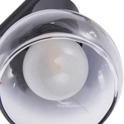 Lindby Pendura taklampe, 4 lyskilder, svart, glass| Spotter I Tak