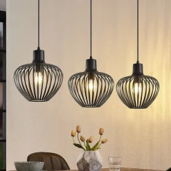 Lindby Pilarion pendellampe, 3 lyskilder| Pendellamper