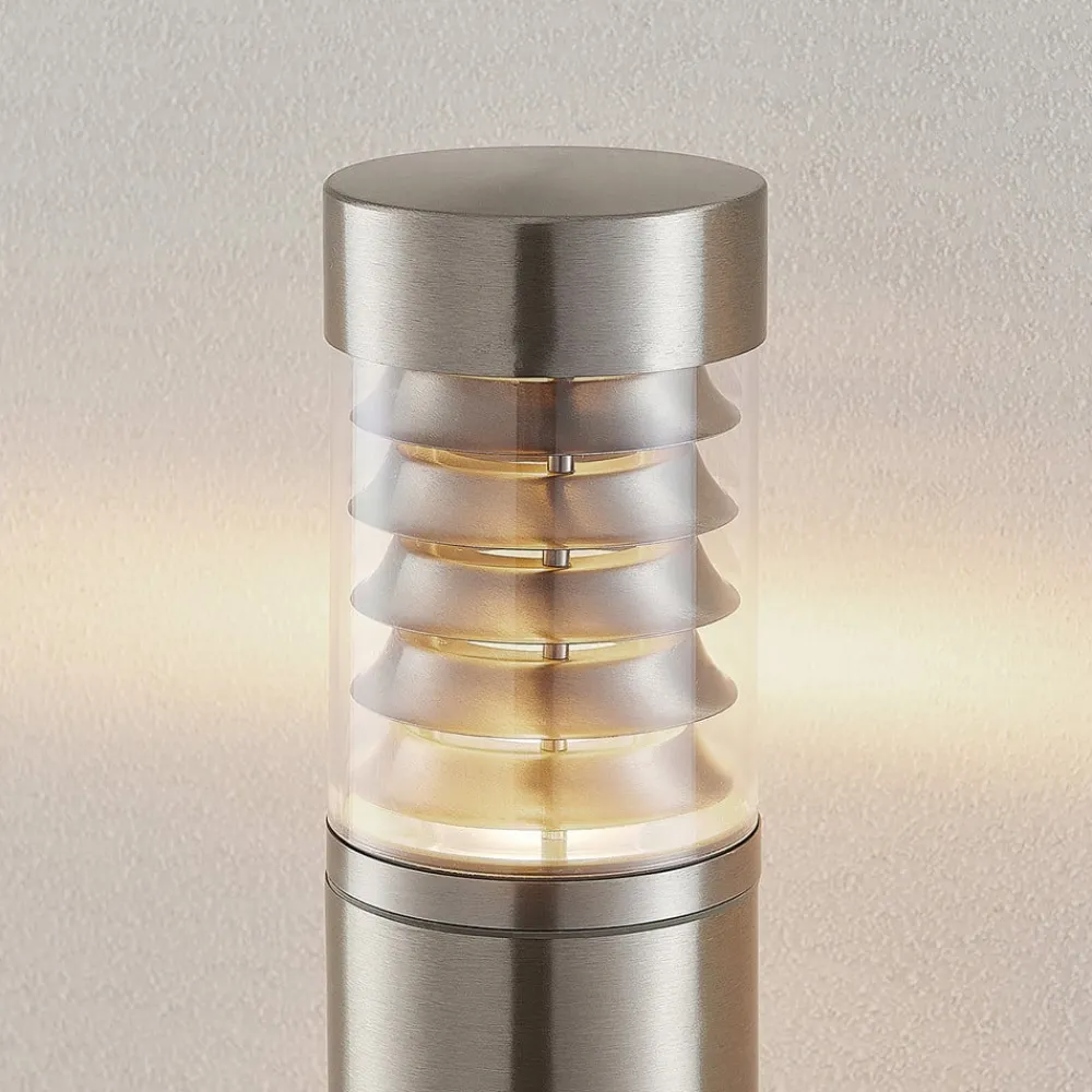 Lindby Piper sensor-veilampe i stål| Utebelysning Med Sensor|Utebelysning Med Sensor