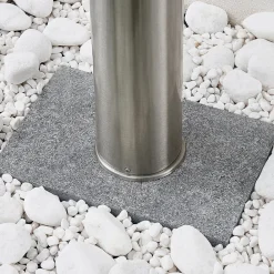 Lindby Piper sensor-veilampe i stål| Utebelysning Med Sensor|Utebelysning Med Sensor