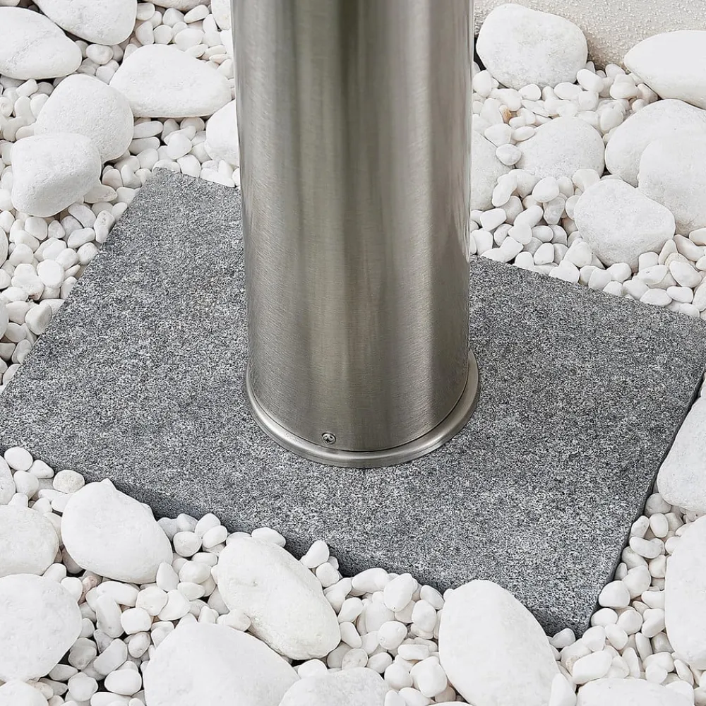 Lindby Piper sensor-veilampe i stål| Utebelysning Med Sensor|Utebelysning Med Sensor