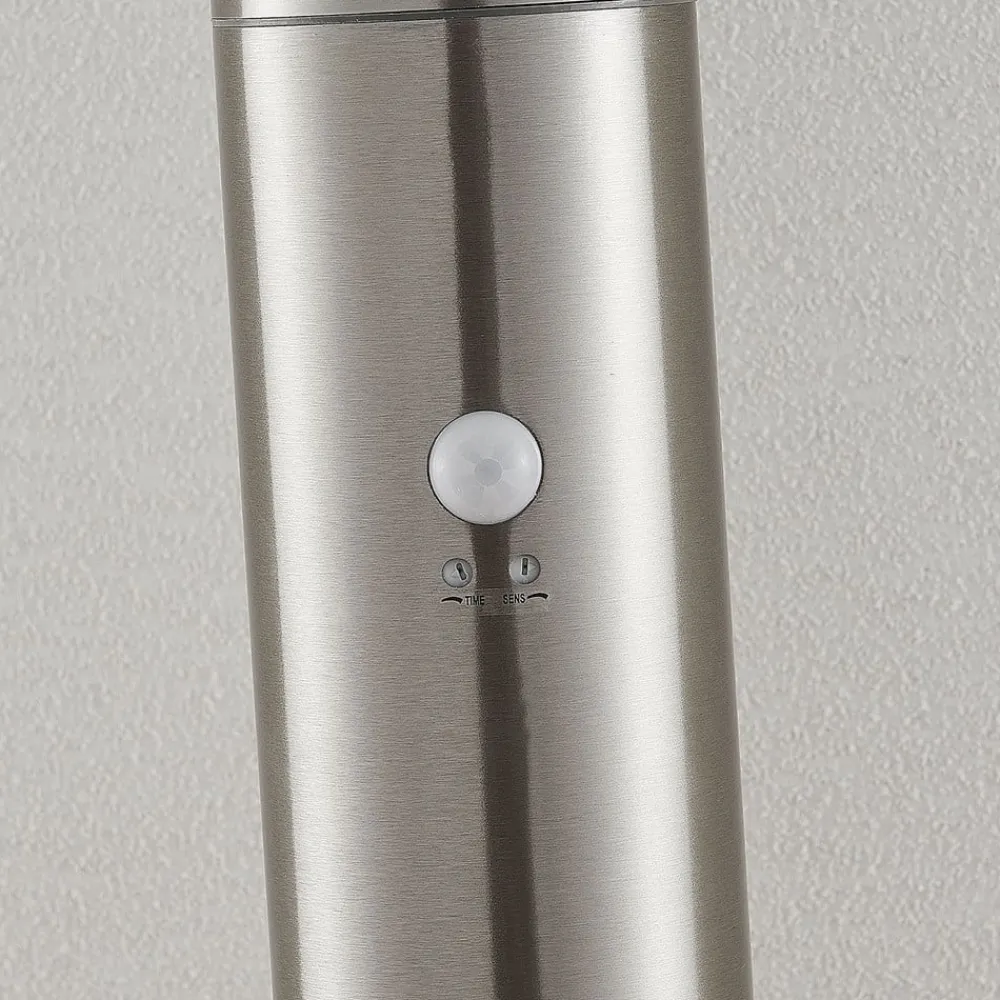 Lindby Piper sensor-veilampe i stål| Utebelysning Med Sensor|Utebelysning Med Sensor