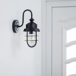 Lindby Rellidia utendørs vegglampe med burskjerm Hot