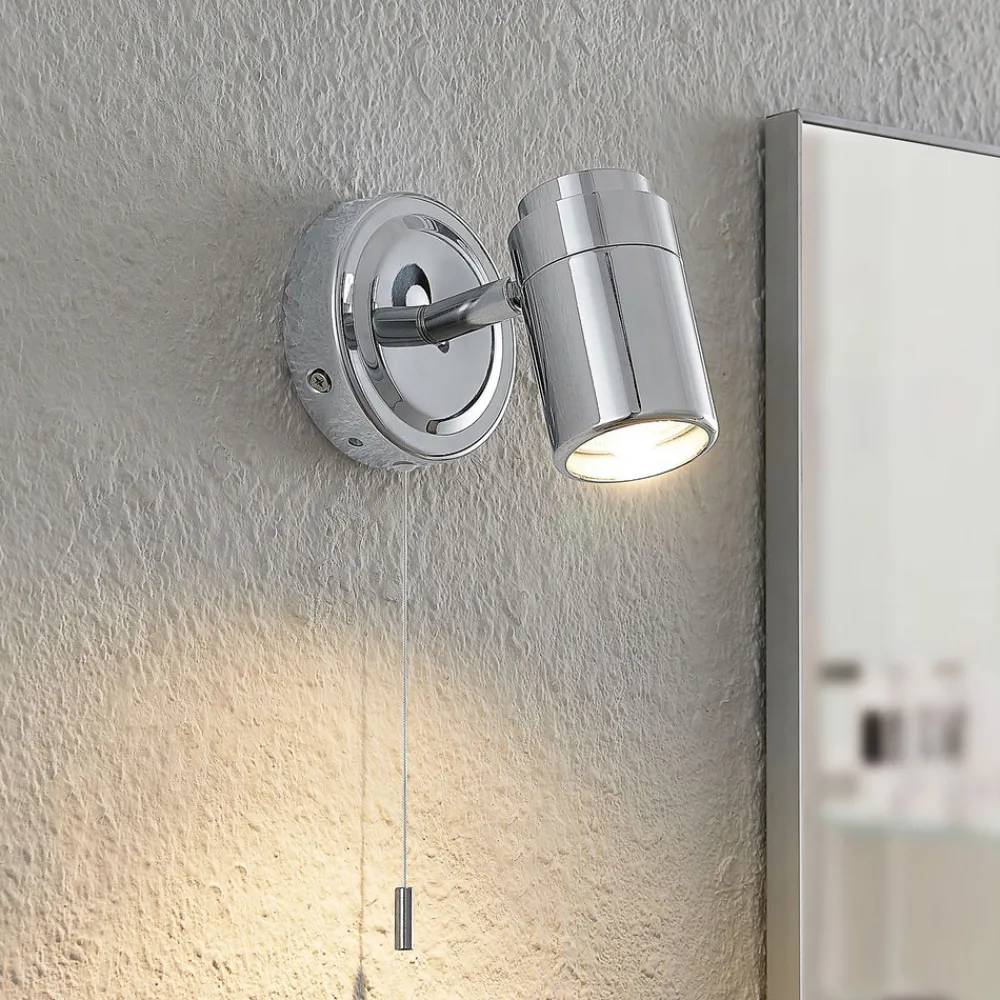 Lindby Remilan vegglampe, krom New