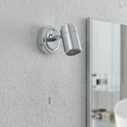 Lindby Remilan vegglampe, krom New