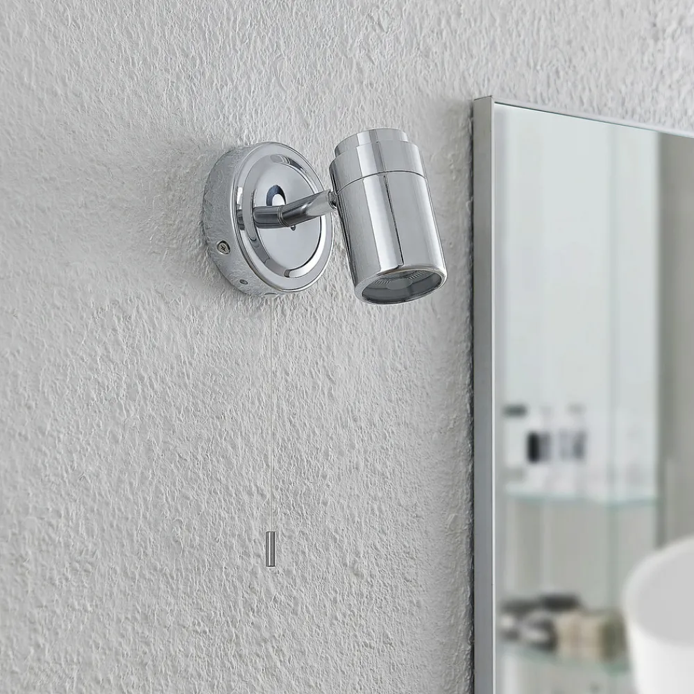 Lindby Remilan vegglampe, krom New