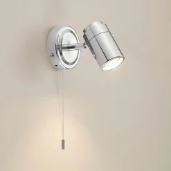 Lindby Remilan vegglampe, krom New