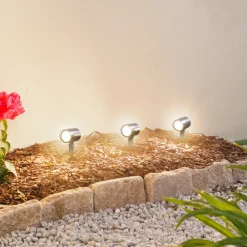 Lindby Smart LED bakkespot Nycta, RGB, Tuya, sett med 3 stk Best