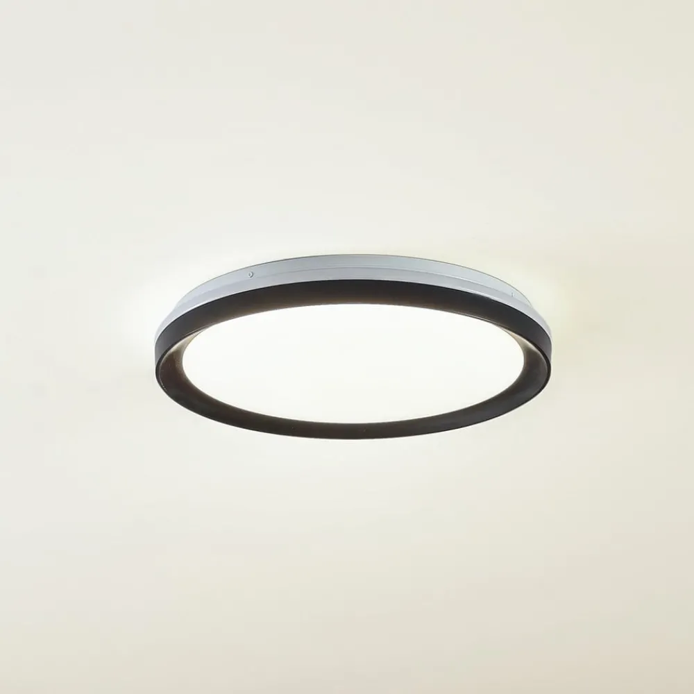 Lindby Smart LED taklampe Ardena, RGBIC, høyde 8,5 cm, Tuya| Smarthus Belysning