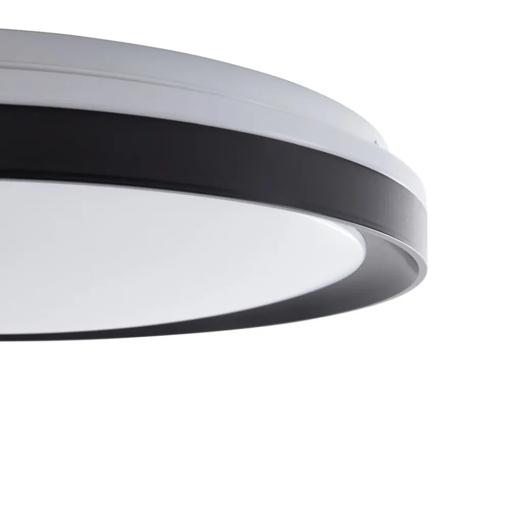Lindby Smart LED taklampe Ardena, RGBIC, høyde 8,5 cm, Tuya| Smarthus Belysning